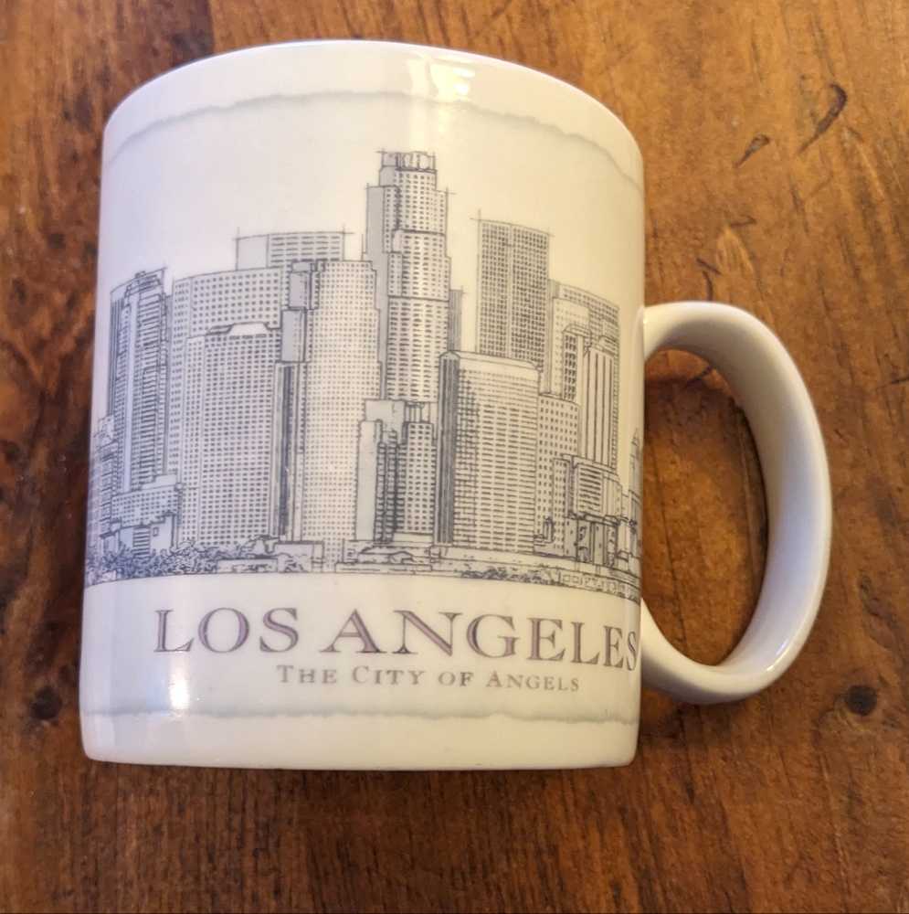STARBUCKS Los Angeles Architecture Series 2007 Coffee Mug Cup 18 oz - Picture 2 of 9